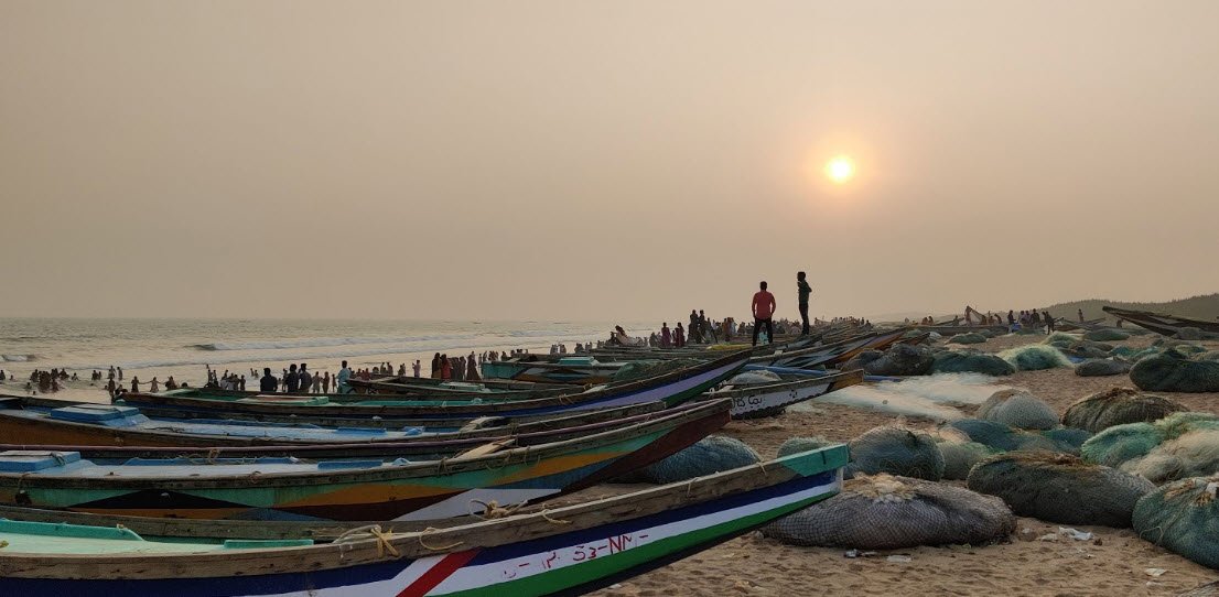 Budagatlapalem Beach, , India